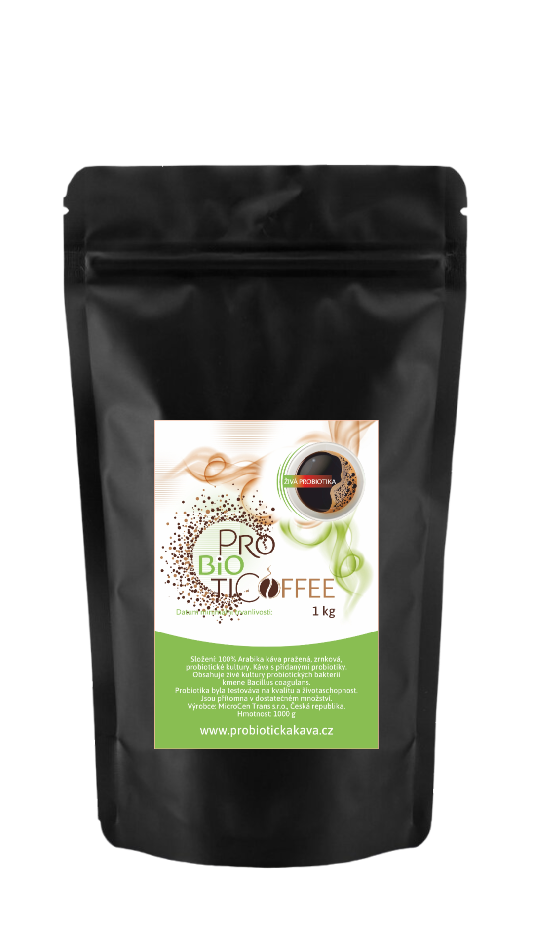 Probiotická káva zrnková 1 kg